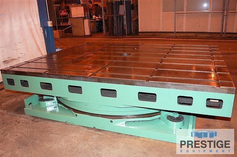 Giddings &amp; Lewis 96&quot; x 120&quot; Fixture Table (Rotary Not Working)
