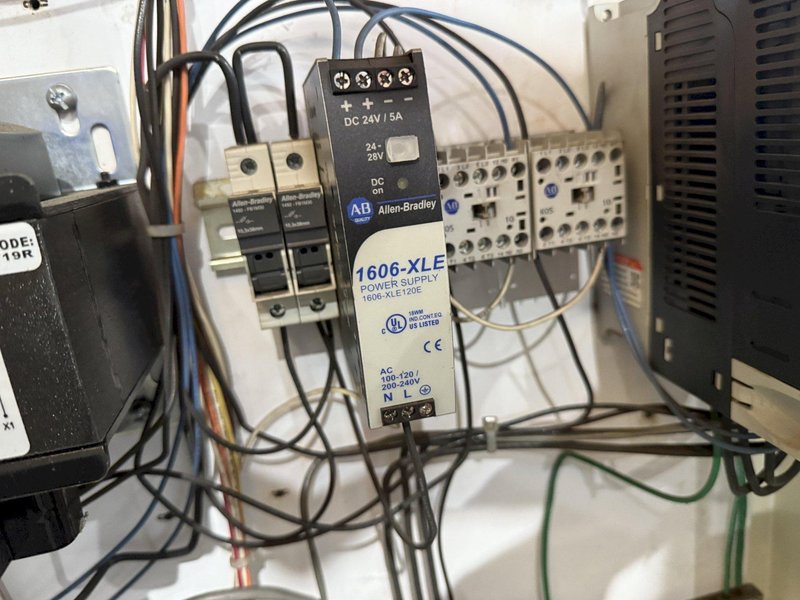 CONTROLLED AUTOMATION ELECTRICAL CONTROL PANEL, FROM MODEL #BFC-530 BEAM PUNCH LINE: STOCK #24124