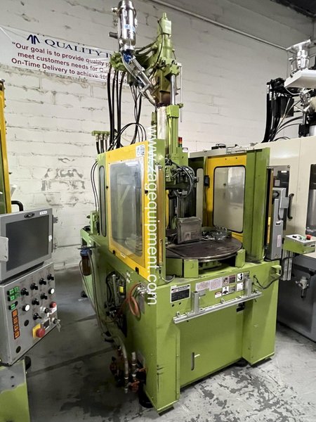 Nissei Used TNS50R5V Vertical Injection Molding Machine, Yr 2006