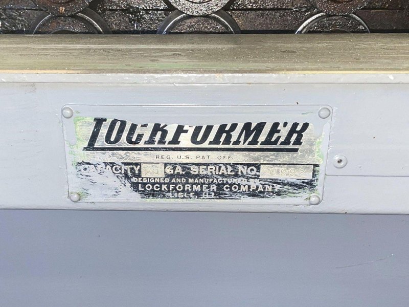 LOCKFORMER 20 GAUGE PITTSBURGH ROLLFORMER: YOBRO #24391