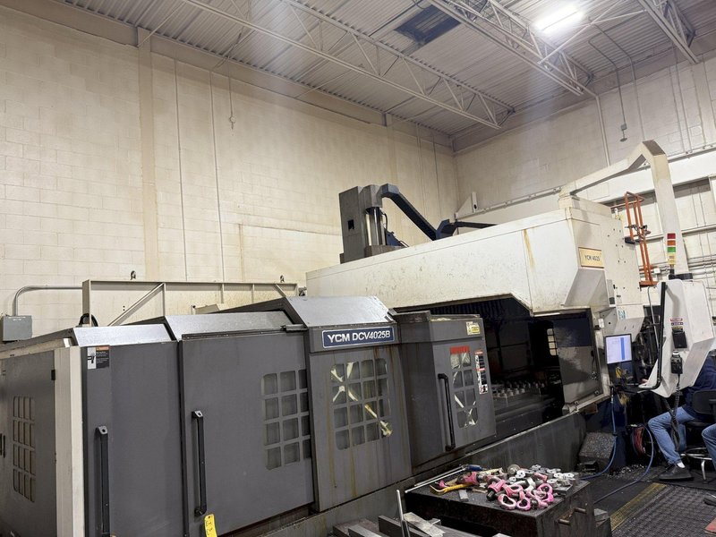 2008 YCM DCV4025B Bridge-Style CNC Vertical Machining Center For Sale