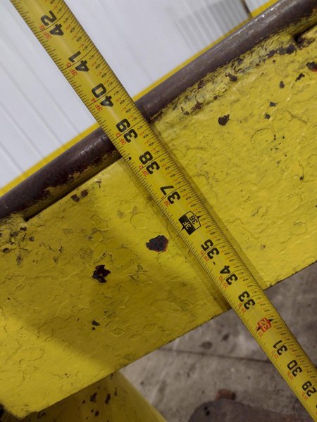 10,000 LB X 36” SINGLE ARM COIL TURNSTILE STAND: STOCK #22961