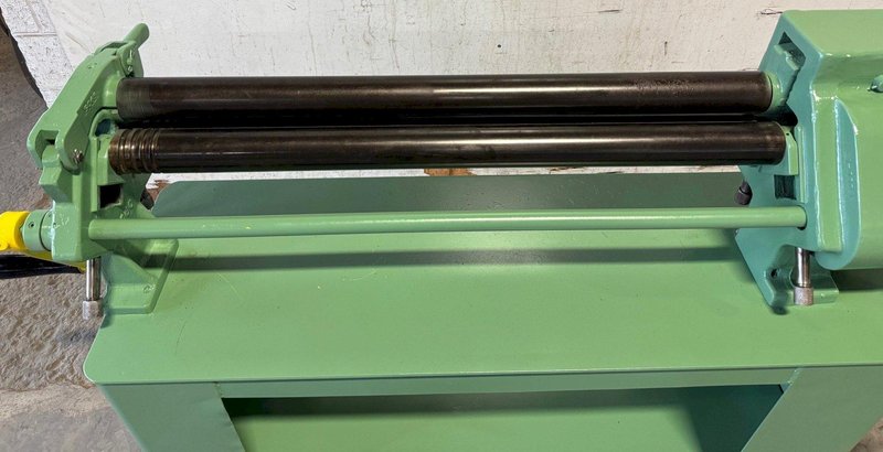 36" x 16-18 Ga. Pexto Roll 390-E, 2-1/2" Dia. Rolls, Floor Stand