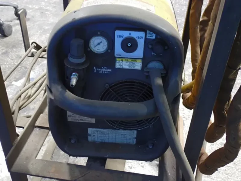 Esab 70 A Powercut 1250 Plasma Cutter And Metal Frame Assembly - 0558001935