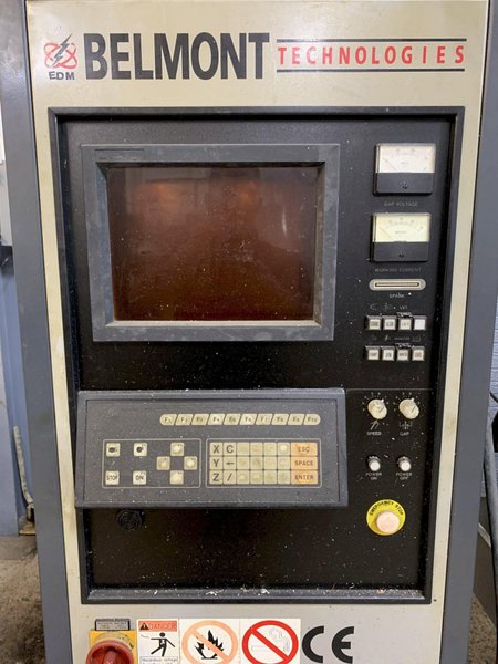 Belmont Maxicut 75 amp EDM Machine, s/n 97FB23604, with System 3R Tooling
