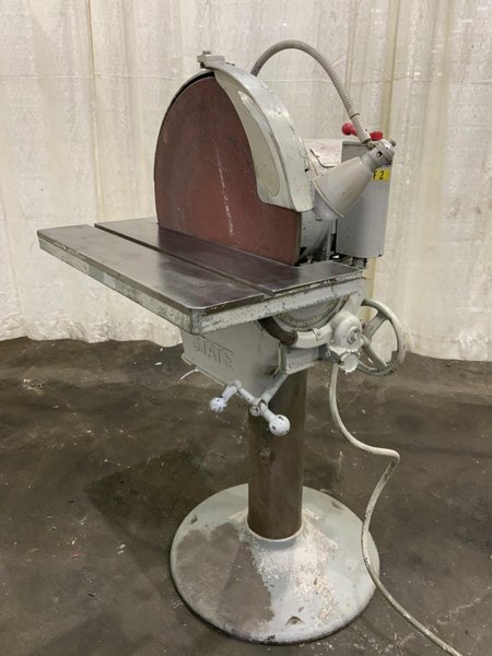 20" STATE PEDESTAL DISC SANDER, MODEL D20: STOCK #80958