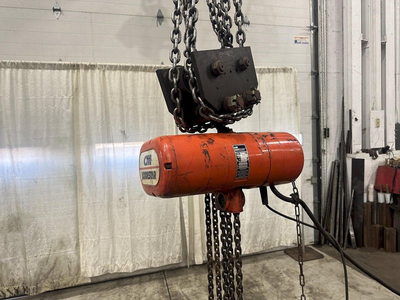 3 TON C &amp; M  ELECTRIC CHAIN HOIST: STOCK #77408