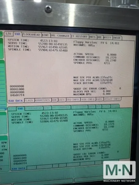 HAAS VF-6SS Wired w/ 4th Axis CNC VMC, 2013