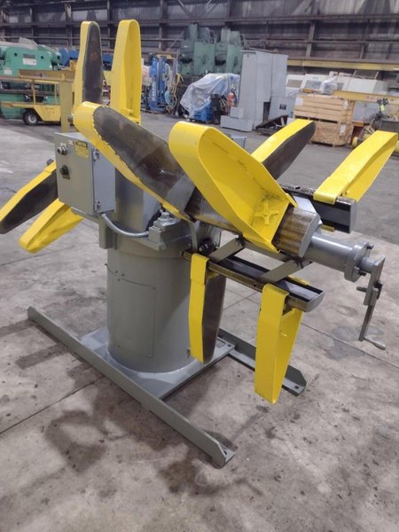 6,000 LBS X 18&quot; DALLAS MODEL #DDCR-1860 PULL OFF DOUBLE END COIL REEL UNCOILER: STOCK #22331