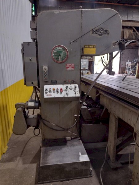 26" X 144" DOALL MODEL #2618-H-B HEAVY DUTY VERTICAL PLATE SAW: STOCK #19606