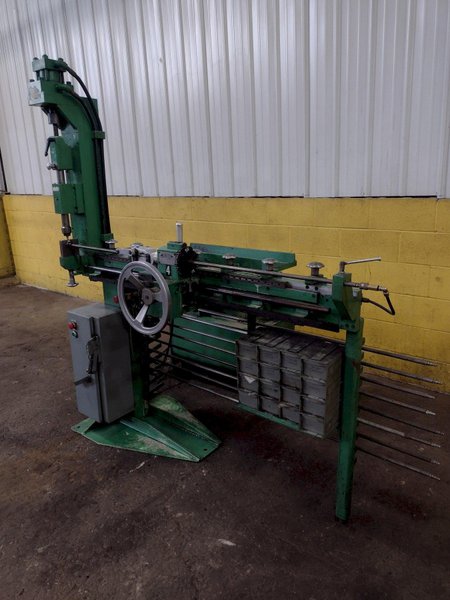 4-1/8&quot; X 48&quot; CARSON MODEL CHP-1H TUBE END PUNCH FORMING MACHINE: STOCK 17891