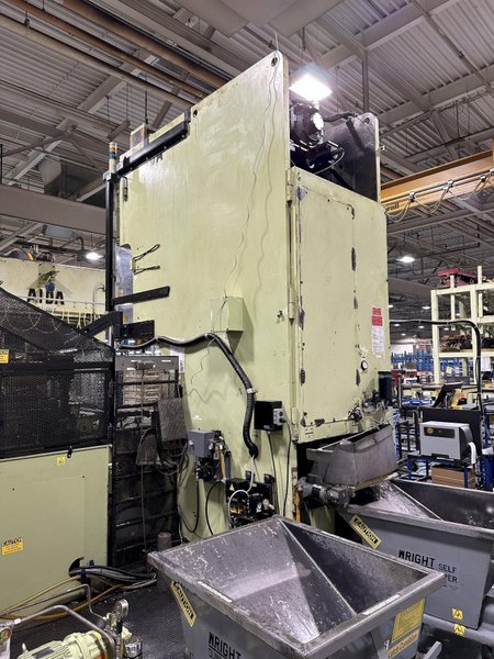 220 TON AIDA #NCI-200(2) PRESS LINE, COMPLETE WITH CWP SPACE-SAVER COIL FEED LINE: STOCK #22209