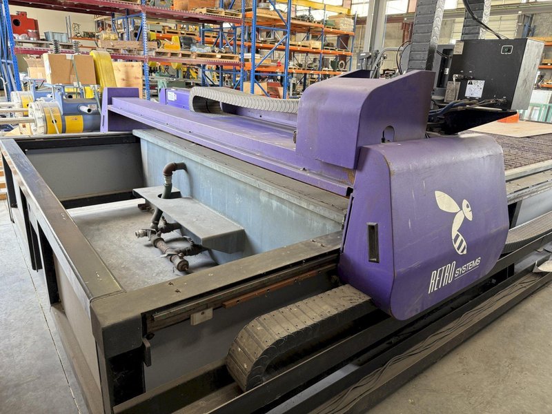 HORNET 10&#039; X 20&#039; PLASMA CUTTING MACHINE, HYPERTHERM HPR260, WATER TABLE, 2015