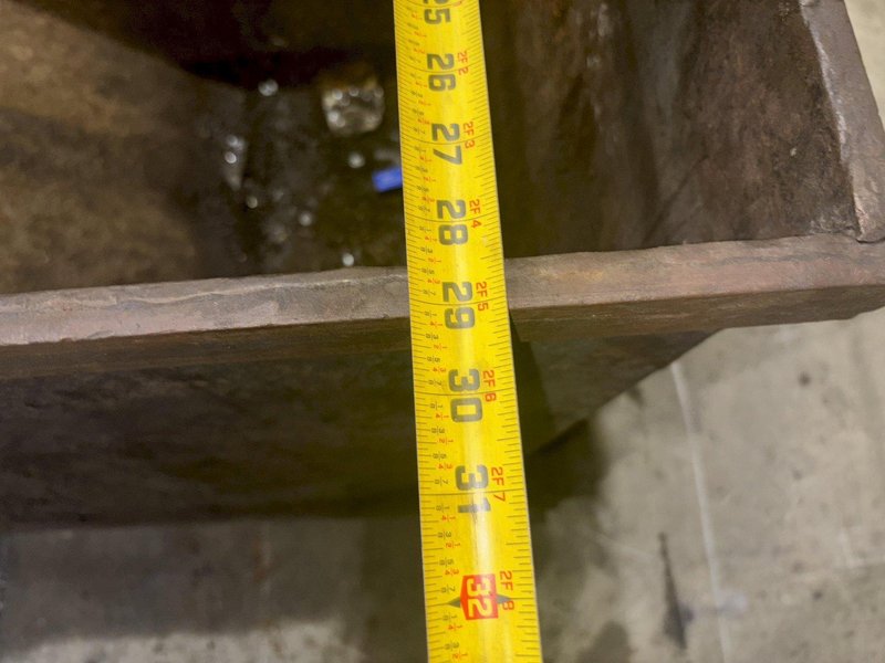 28" X 46" X 24" DUMP HOPPER: STOCK #22893