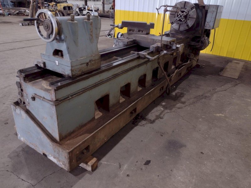 30" X 96" GEMINIS 9" HOLLOW SPINDLE MODEL #GE-870 ENGINE LATHE, 9" HOLE: STOCK #18925
