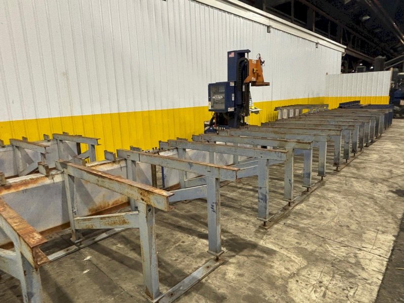 2&quot; X 60&#039; PEDDINGHAUS MODEL #1000/1B OCEAN AVENGER CNC STRUCTURAL BEAM DRILL LINE 2008: YOBRO #23978