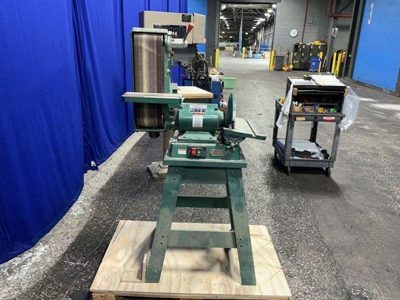 GRIZZLY 6” / 12” BELT/DISC SANDER-GRINDER  -  G-1183