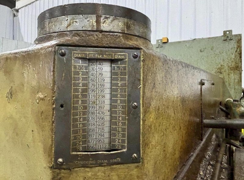 12.5" HOLLOW SPINDLE WARNER &amp; SWASEY MODEL 4A (M–3580) SQUARE HEAD TURRET LATHE. STOCK # 1107725