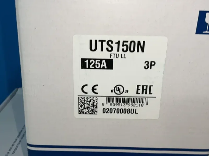 LS ELECTRIC 125 AMP UTS150N MOLDED CASE CIRCUIT BREAKERS  -  02070008UL