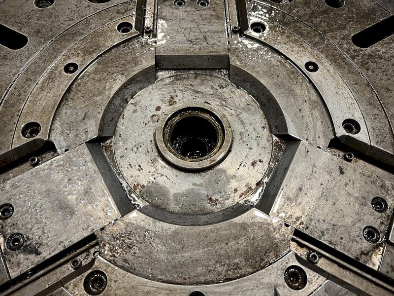 Samchully HC40 3-Jaw VTL Closed Nose Hydraulic Power Chuck 520mm Plain Back