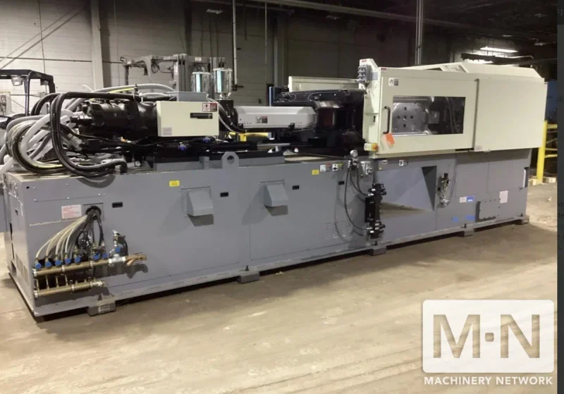 224 TON 6.5 OZ/ 6.5 OZ NISSEI DCX200III-25A 2-COLOR INJECTION MOLDING MACHINE MFG 2023.