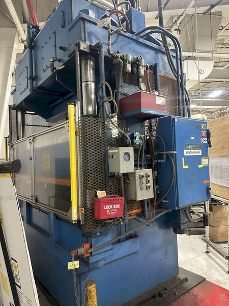 150 TON X 96" X 60" PH HYDRAULICS MODEL #4C150 4 POST HYDRAULIC PRESS, 12" STROKE: YOBRO 24748