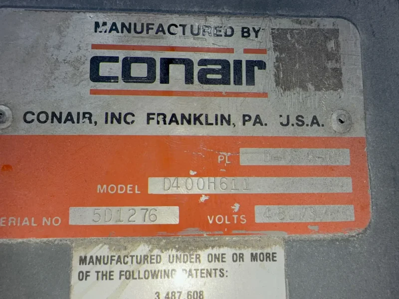 CONAIR DEHUMIDIFYING DRYER  -  D400H611