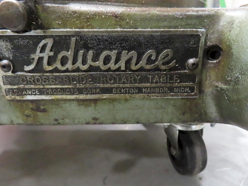 Advance B-13 Cross Slide Rotary Table with 13" x 13" Table Area- Auction Item