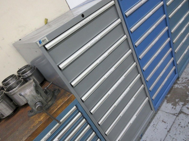 Lista Cabinet with 8 Drawers and Contents 112 Style and Marathon 112  Special Punches for CNC Turret Punch- Auction Item