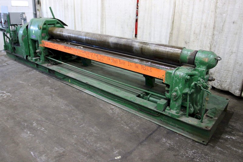 10' X 1/4' WEBB MODEL #6L INITIAL PINCH PLATE ROLL: STOCK #70511