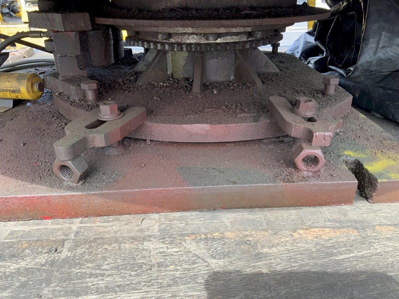 78" CUSTOM ROTARY WELDING TABLE: STOCK #70625