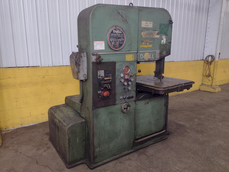 26&quot; DOALL MODEL #26-4 CONTOUR-MATIC VERTICAL HIGH SPEED BAND SAW: STOCK 18313