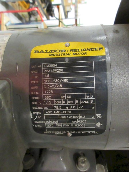Powermatic Model 1150 15" Drill Press on Portable Rolling Stand, Wired Through Emerson VFD 120V Single Phase- Auction Item