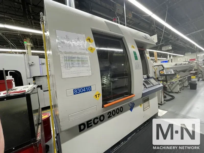 Tornos Bechler DECO 2000/26 CNC Swiss Lathe, 2000