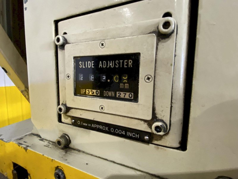 80 TON KOMATSU MODEL #OBP80 OBS GAP FRAME STAMPING PRESS, 3" STROKE: STOCK #18758