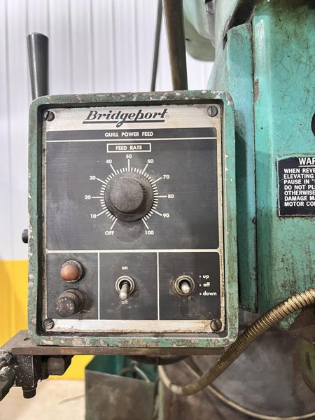 4 HP BRIDGEPORT SERIES 2 VERTIICAL MILL: STOCK #21268