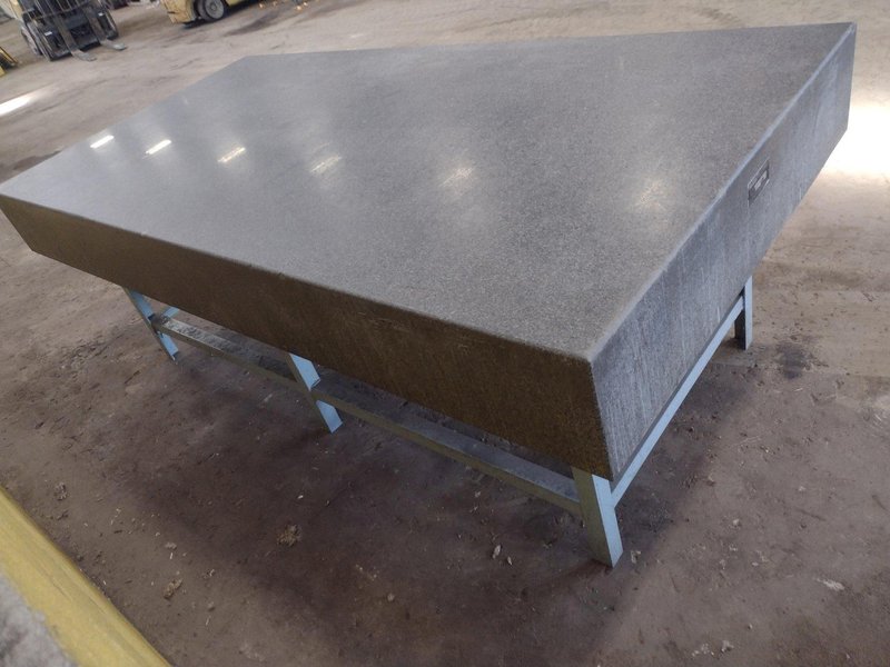 8&#039; X 4&#039; X 10&quot; CHALLENGE PRECISION LAYOUT INSPECTION GRANITE TABLE: STOCK #23800