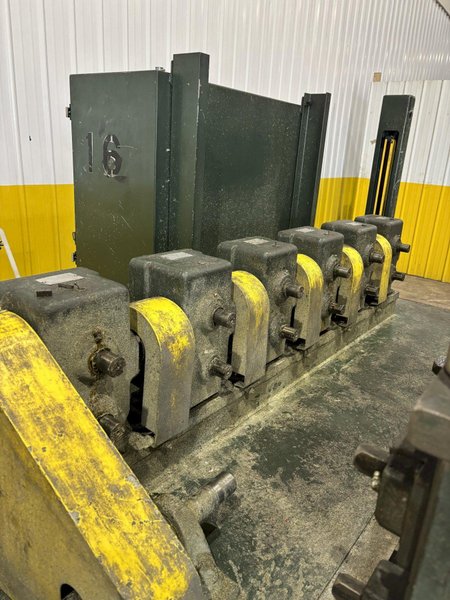 6 STAND X 2&quot; YODER MODEL Q-150 U JOINT DRIVE RAFTED ROLLFORMER, W/ 7 RAFTS &amp; 42  STANDS: STOCK #22634