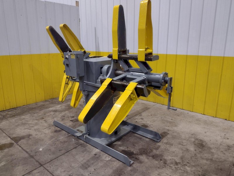 6,000 LBS X 18&quot; DALLAS MODEL #DDCR-1860 PULL OFF DOUBLE END COIL REEL UNCOILER: STOCK #22331