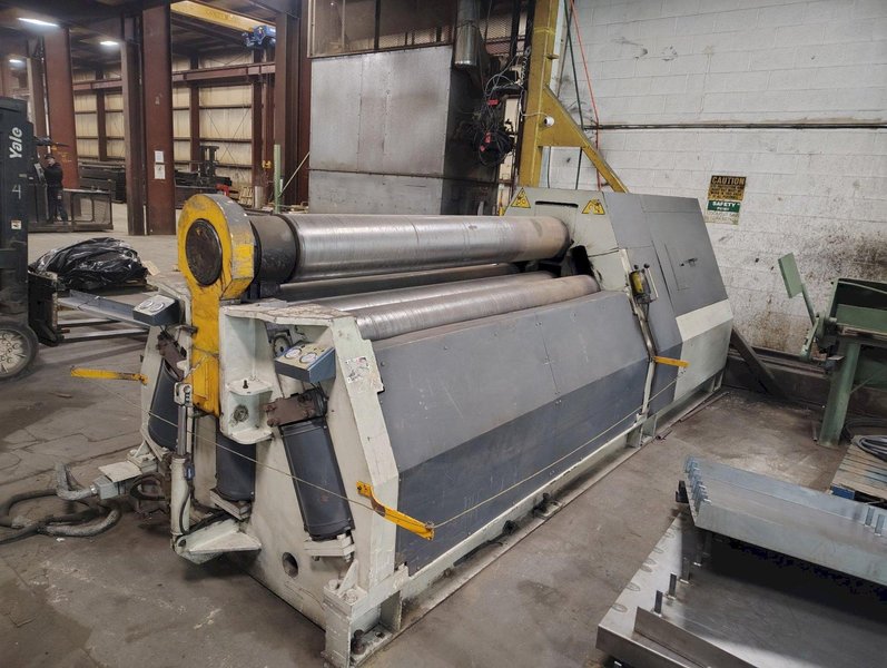 3/4″ x 8′ Virli Cole-Tuve 4RS-8-320 Hydraulic 4 Roll Plate, 2010 – Hydraulic Drop End