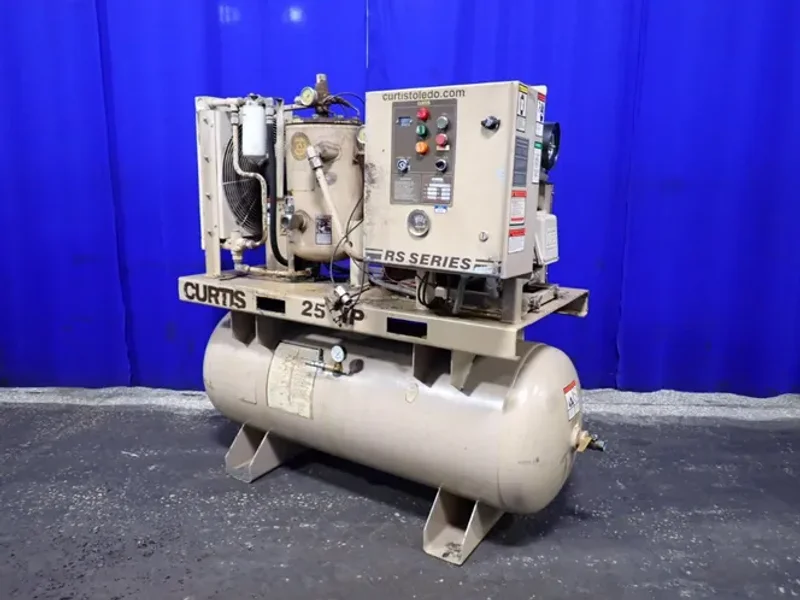 CURTIS 77" X 23" AIR COMPRESSOR  -  RS25A A-E B101