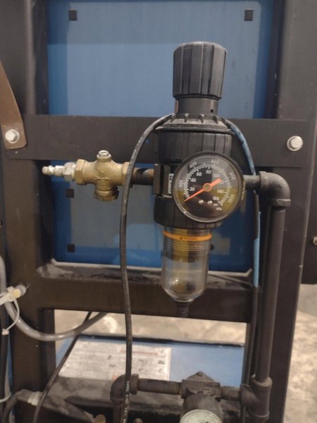 12" ITW WELDING AUTOMATION LATHE, WITH MILLER WELD CONTROLLER &amp; MILLER XMT 304 SERIES ARC WELDER: YOBRO #24402