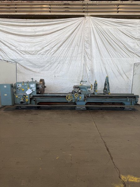 36" X 168" NILES N6/4000 HEAVY DUTY ENGINE LATHE. STOCK #1215225