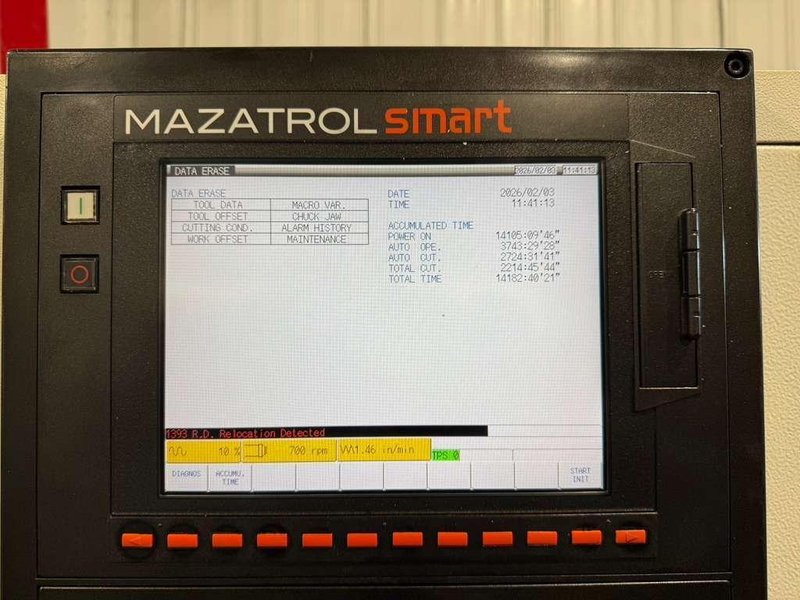 Mazak Quick Turn Smart 150S CNC Turning Center – 8″ Chuck Tool Presetter Tailstock Lathe