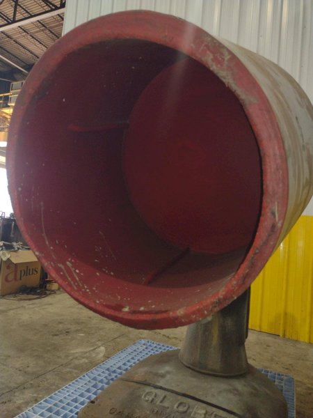 2 HP BOWL TYPE GLOBE ROTATING TUMBLE/POLISH MACHINE: STOCK #23707