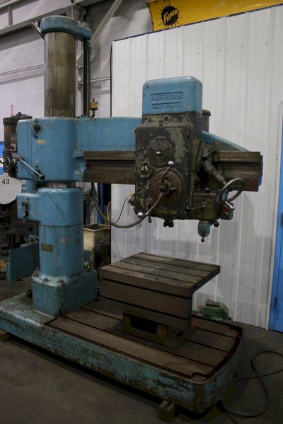 4&#039; X 11&#039; AMERICAN RADIAL ARM DRILL: STOCK #71937