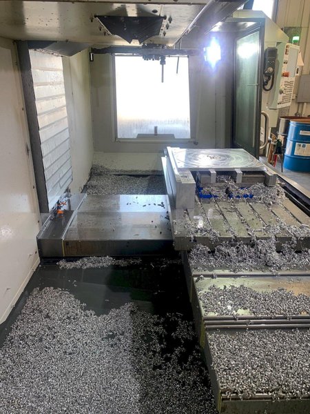2019 HAAS VF-5/40 4 Axis Ready, 10K Geared, Remote Jog, 24+1 Side ATC Vertical Machining Center