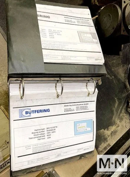 53" BUTFERING STEELMASTER SPW 413 RTTB 4 HEAD WET SANDING MACHINE