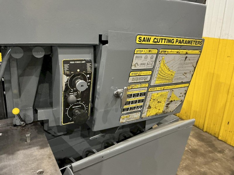12" X 12" HYD-MECH MODEL #H-12A AUTOMATIC HORIZONTAL BANDSAW: STOCK #23723