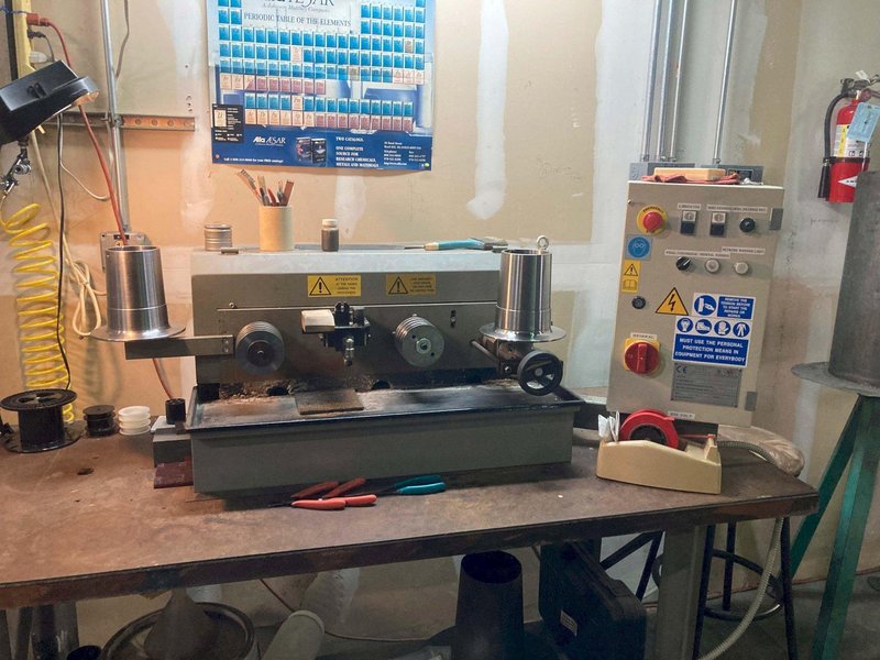 T V N 4 DIE WET TYPE WIRE DRAWING MACHINE (14577)